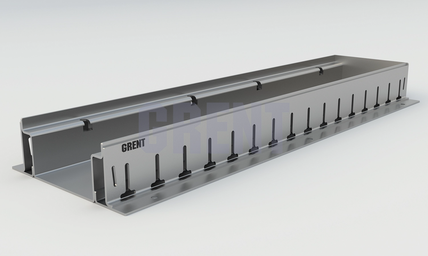 Лоток водоотводный мостовой GRENT MosT 160 торцевой