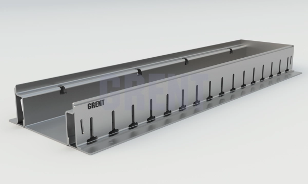 Лоток водоотводный мостовой GRENT MosT 160 торцевой