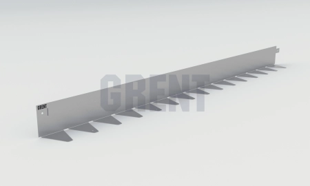 Бордюр стальной GRENT BR L-образный 1200*80, 1,5, оцинкованный