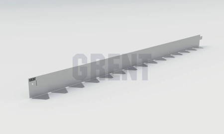 Бордюр стальной GRENT BR L-образный 1200*70, 1,5, оцинкованный