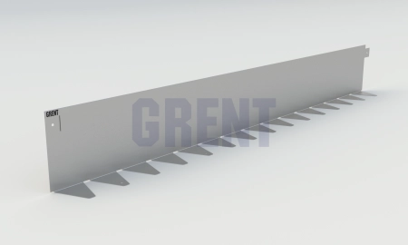 Бордюр стальной GRENT BR L-образный 1200*150, 1,5, оцинкованный