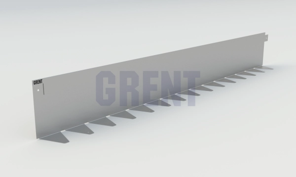 Бордюр стальной GRENT BR L-образный 1200*150, 1,5, оцинкованный