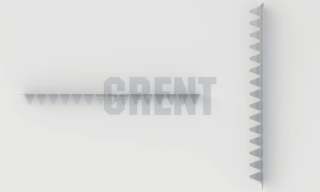 Бордюр стальной GRENT BR L-образный 1200*100, 1,5, оцинкованный