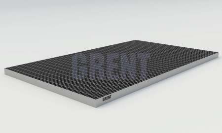 Прессованный настил из нержавеющей стали GRENT 33х11 600х1000