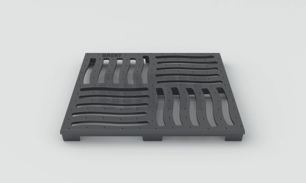 Решетка чугунная GRENT PlasT щелевая 300х300 С250