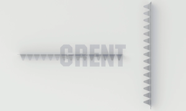 Бордюр стальной GRENT BR L-образный 1200*90, 1,5, оцинкованный