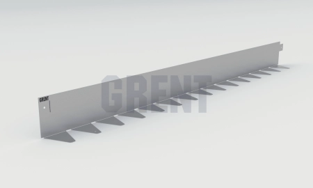 Бордюр стальной GRENT BR L-образный 1200*100, 1,5, оцинкованный