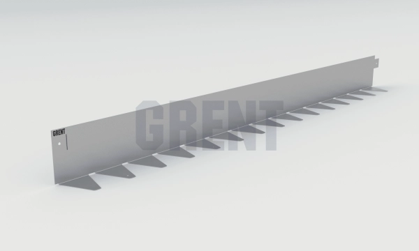 Бордюр стальной GRENT BR L-образный 1200*100, 1,5, оцинкованный