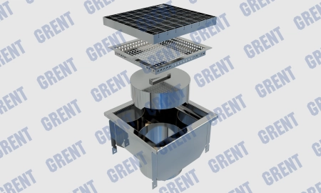 Трап GRENT KV 300. ВВ. 200  (выход снизу) 