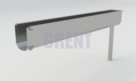 Лоток водоотводный мостовой GRENT MosT подвесной 150 выпускной торцевой