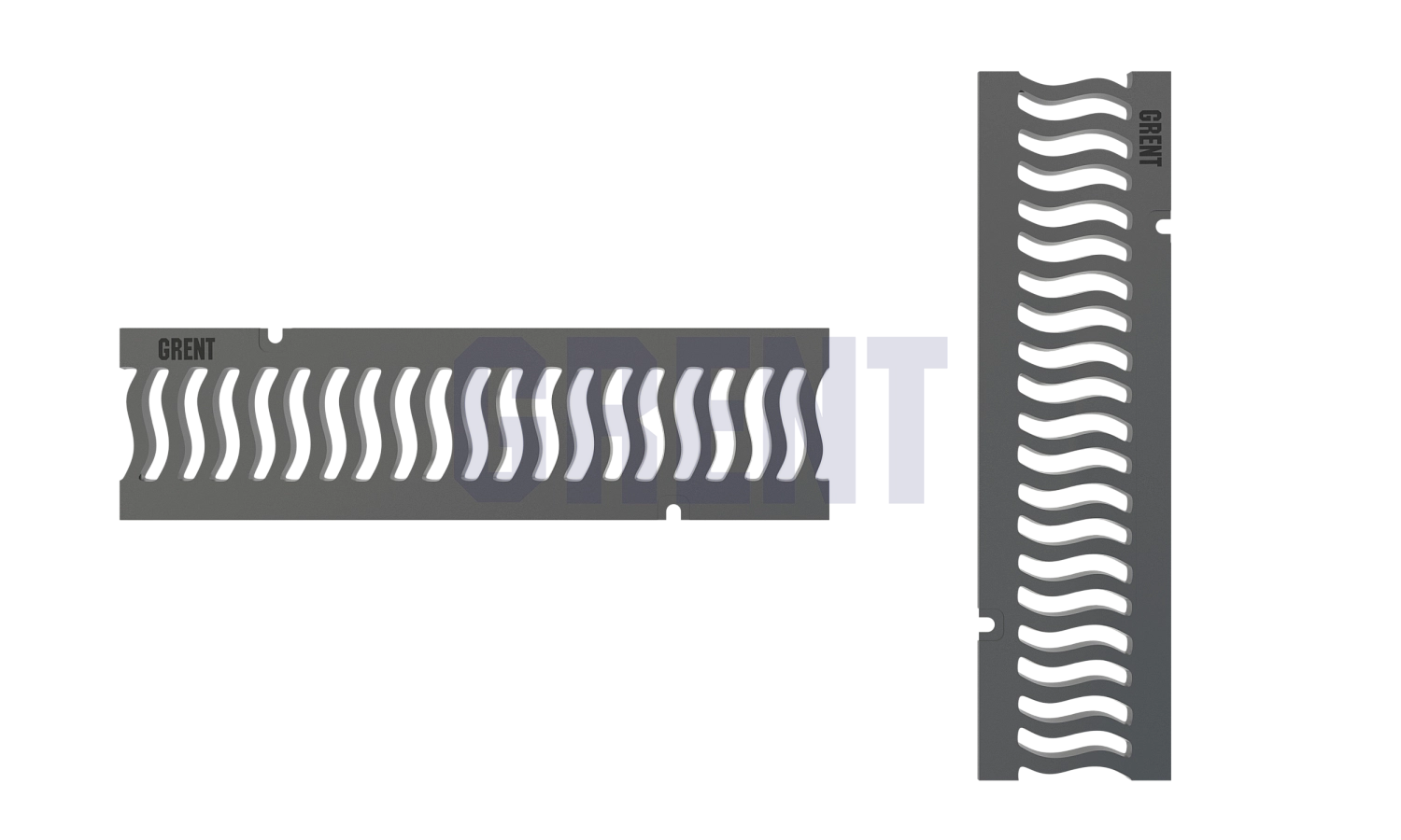 Решетка чугунная волна GRENT PlasT DN100 C250