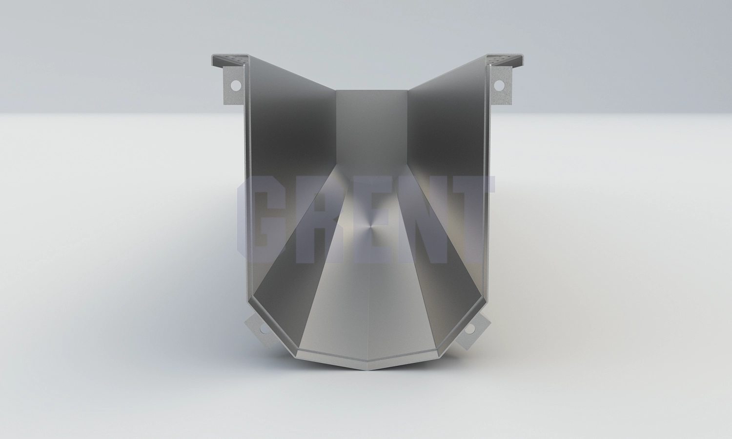 Лоток водоотводный мостовой GRENT MosT подвесной 150 торцевой