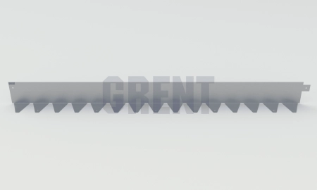 Бордюр стальной GRENT BR L-образный 1200*100, 1,5, оцинкованный