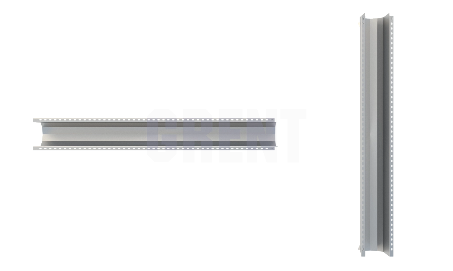 Лоток водоотводный мостовой GRENT MosT подвесной 200 рядовой