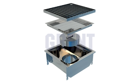 Трап GRENT KV 400. ВВ. 200  (выход снизу)