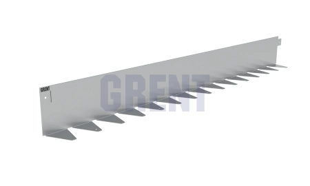 Бордюр стальной GRENT BR L-образный 2400*120, 1,5, оцинкованный