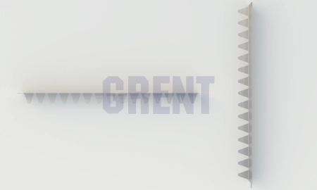 Бордюр стальной GRENT BR L-образный 1200*120, 1,5, оцинкованный