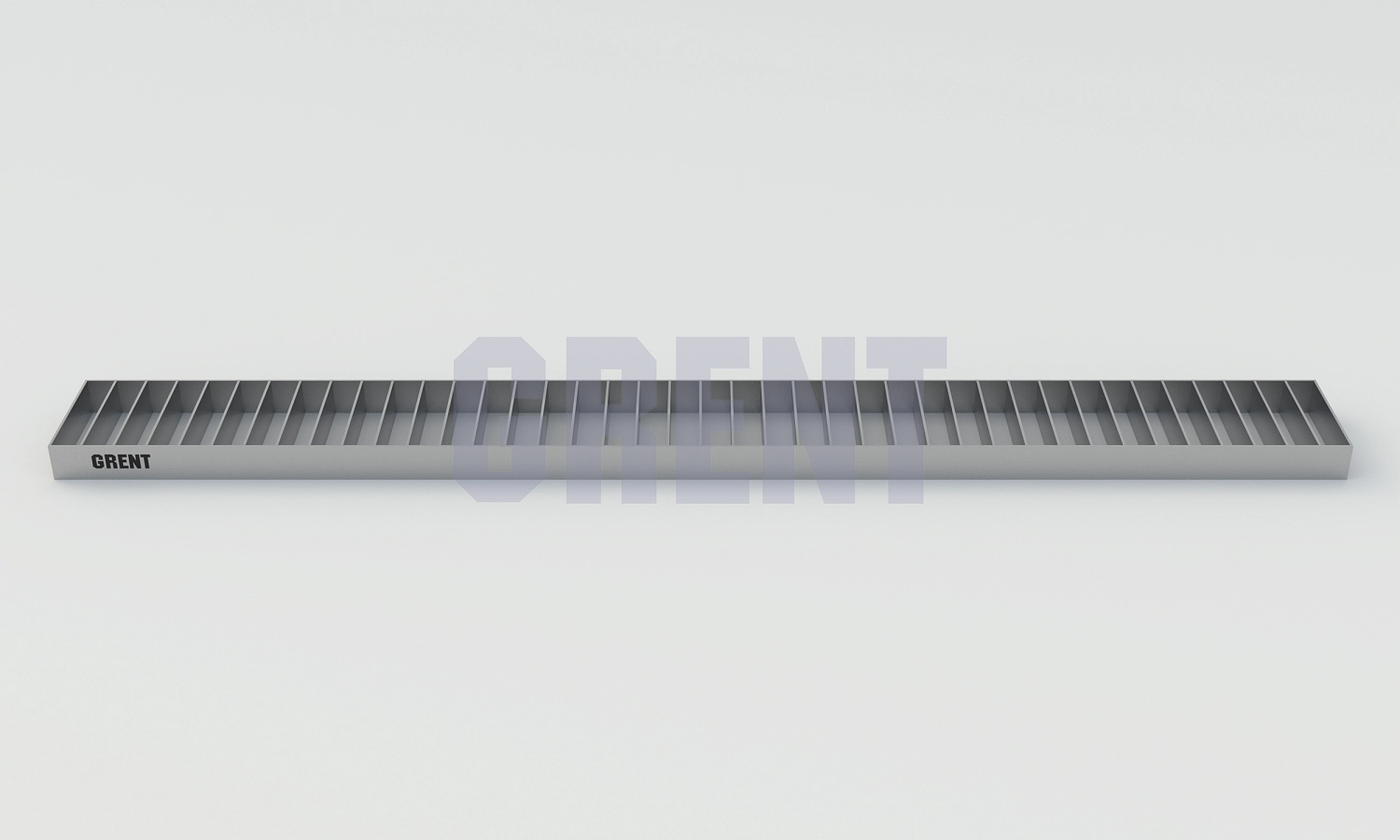 Решетка щелевая из нержавеющей стали GRENT S 80