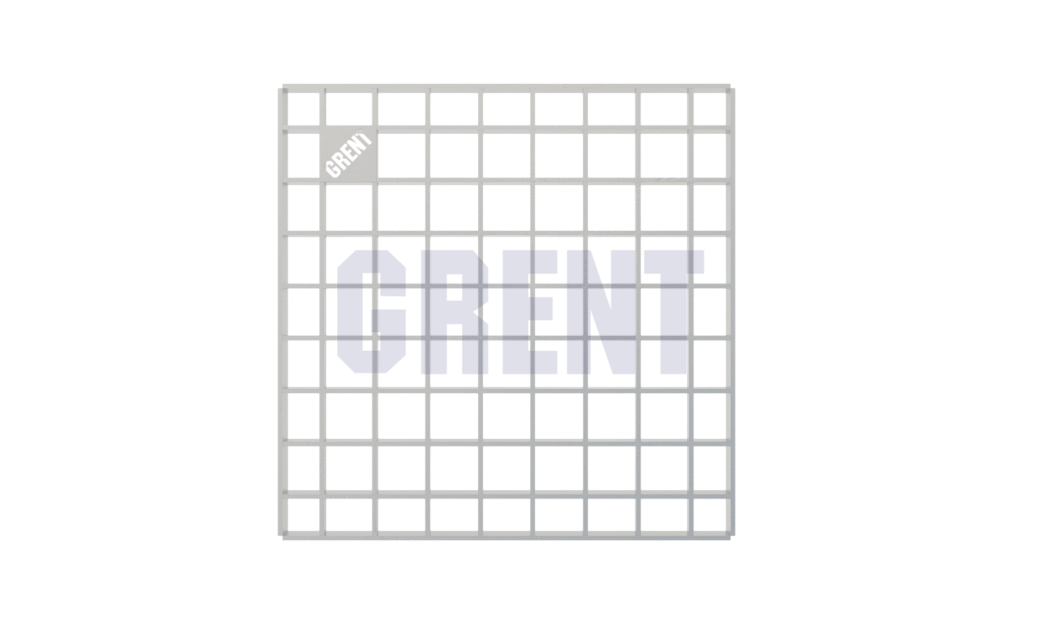 Решетка стальная ячеистая GRENT PlasT 300x300 В125