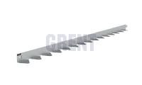 Бордюр стальной GRENT BR L-образный 1200*50, сталь 1.5 мм, нержавеющий Бордюр стальной GRENT BR L-образный 1200*50, сталь 1.5 мм, нержавеющий