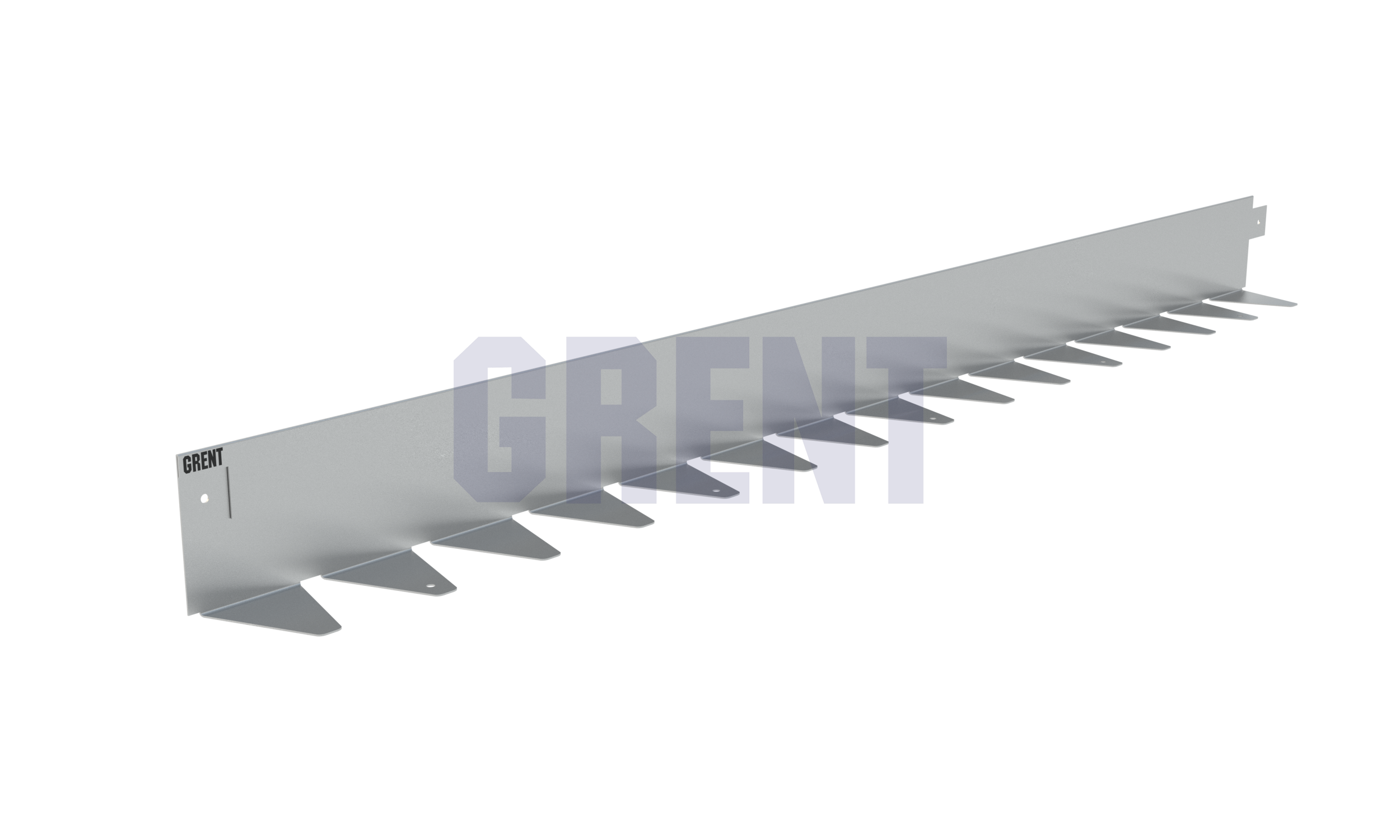 Бордюр стальной GRENT BR L-образный 1200*90, сталь 1.5 мм, оцинкованный Бордюр стальной GRENT BR L-образный 1200*90, сталь 1.5 мм, оцинкованный