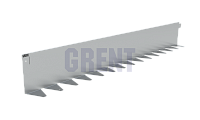 Бордюр стальной GRENT BR L-образный 2400*140, сталь 1.5 мм, нержавеющий Бордюр стальной GRENT BR L-образный 2400*140, сталь 1.5 мм, нержавеющий
