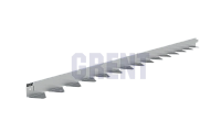 Бордюр стальной GRENT BR L-образный 2400*50, сталь 1.5 мм, нержавеющий Бордюр стальной GRENT BR L-образный 2400*50, сталь 1.5 мм, нержавеющий
